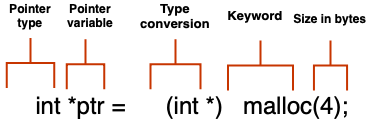 malloc memory layout